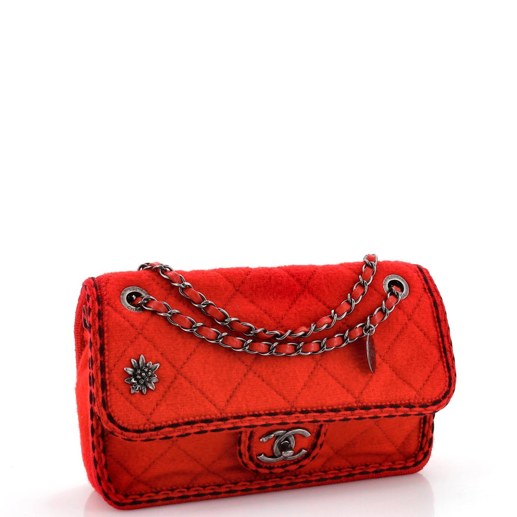Chanel Paris-Salzburg Flap Bag Quilted Wool Small