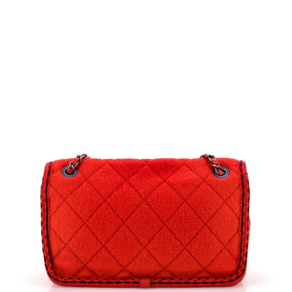 Chanel Paris-Salzburg Flap Bag Quilted Wool Small