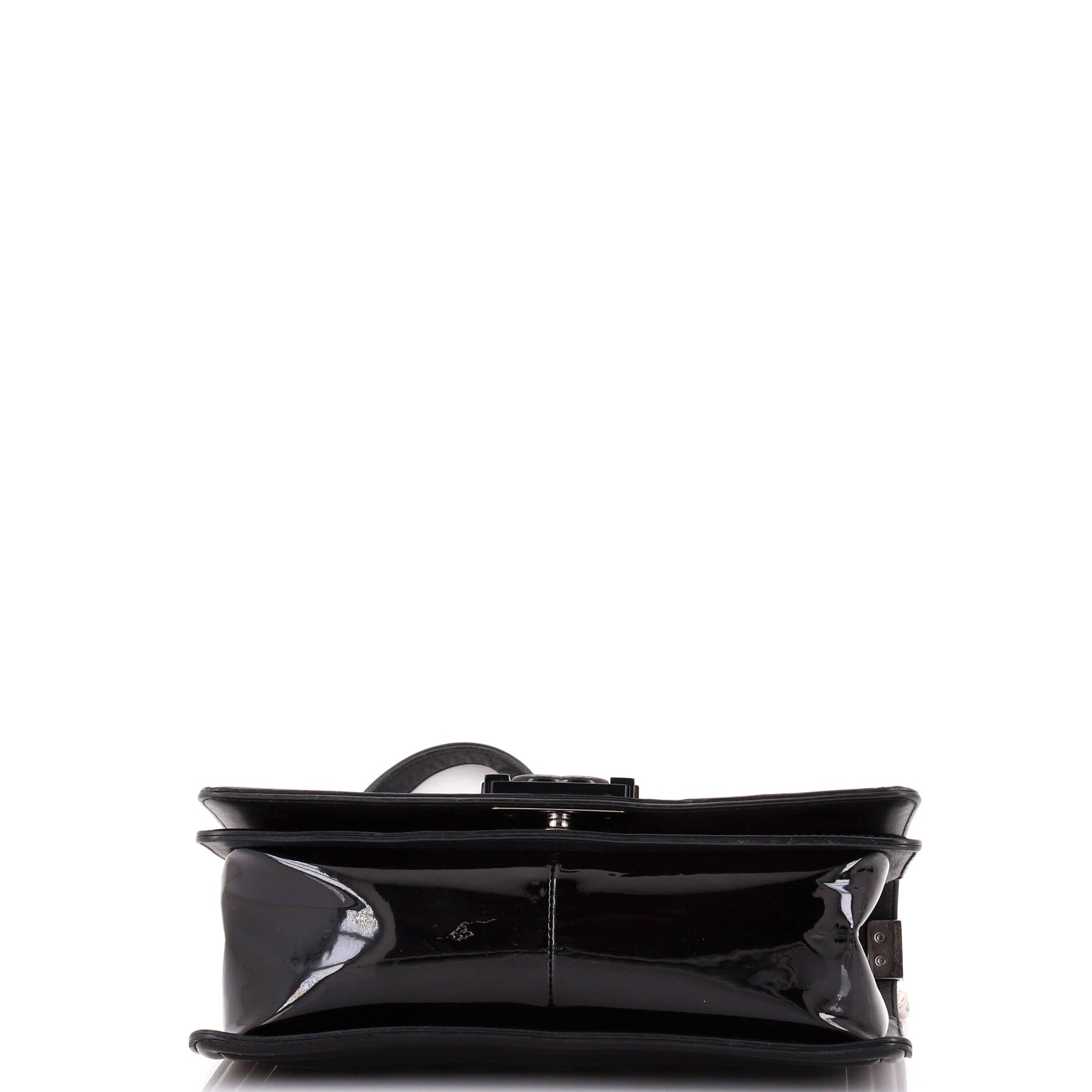 Chanel Boy Flap Bag Quilted Plexiglass  Old Medium