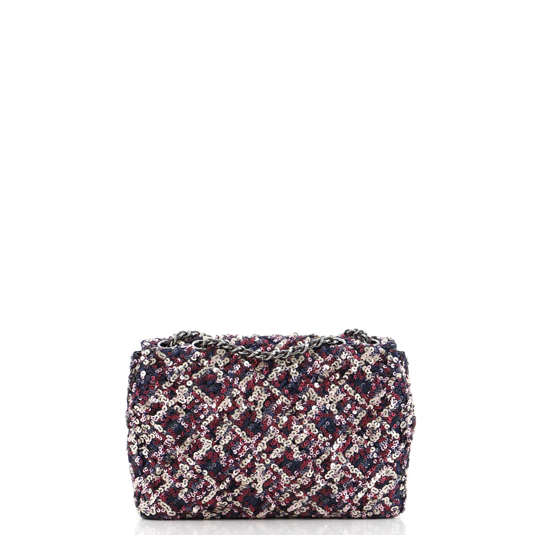 Chanel Classic Single Flap Bag Sequins Mini