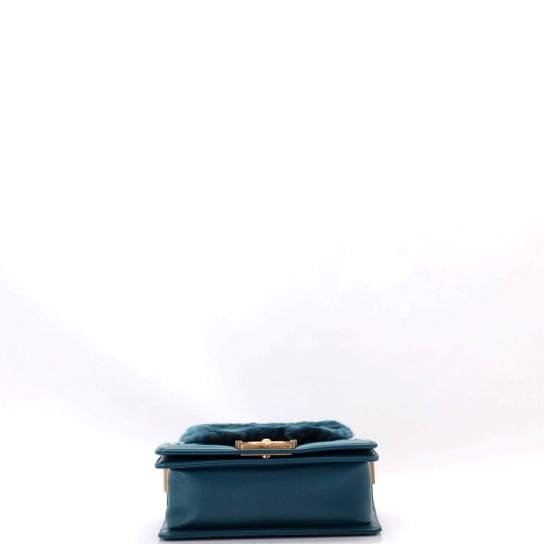 Chanel Boy Flap Bag Fur with Leather Small