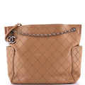 Chanel CC Pocket Tote Quilted Calfskin Large