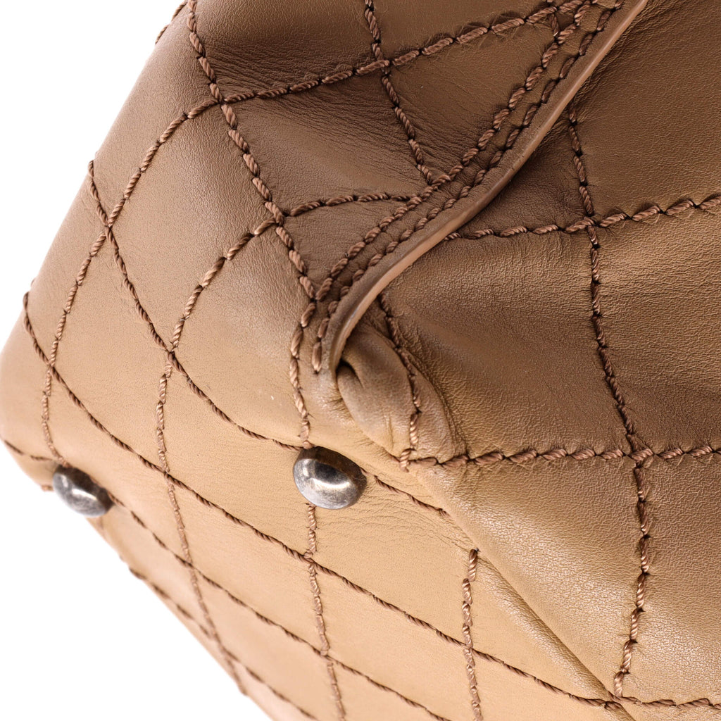 Chanel CC Pocket Tote Quilted Calfskin Large
