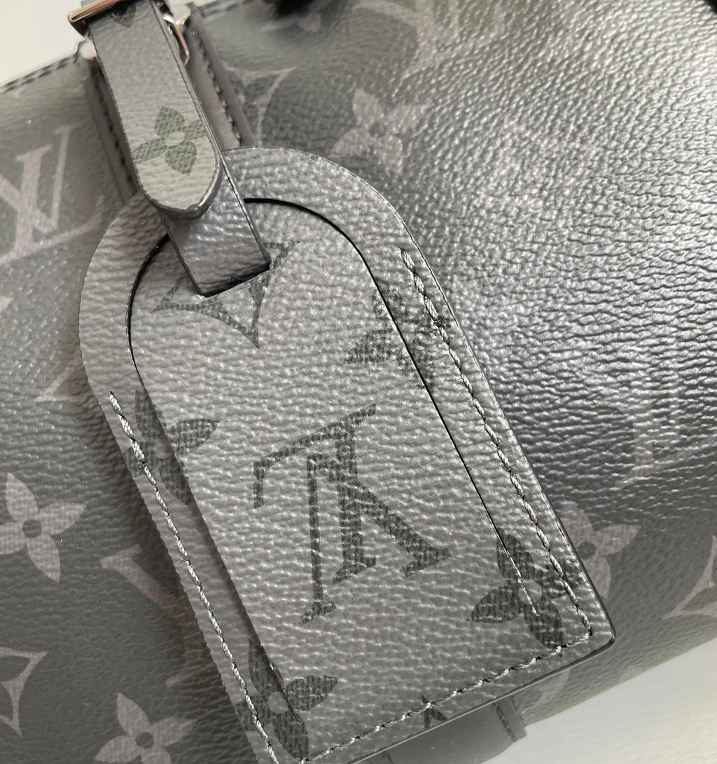 Louis Vuitton City Keepall Monogram Eclipse/Monogram Eclipse Reverse For Men, Bags, Shoulder And Crossbody Bags 10.6in/27cm Louis Vuitton M45936
