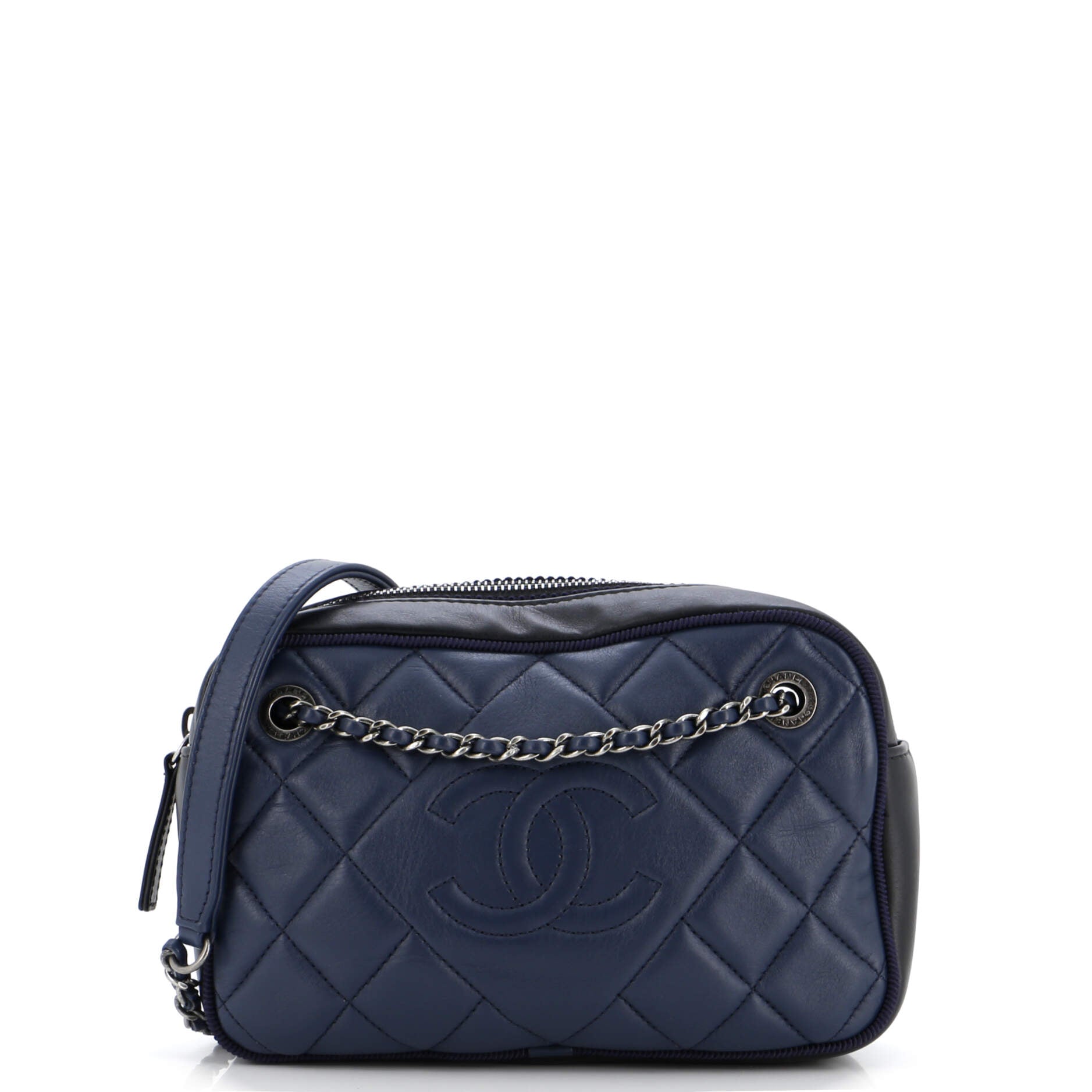 Chanel Ballerine Camera Case Bag Quilted Calfskin Small