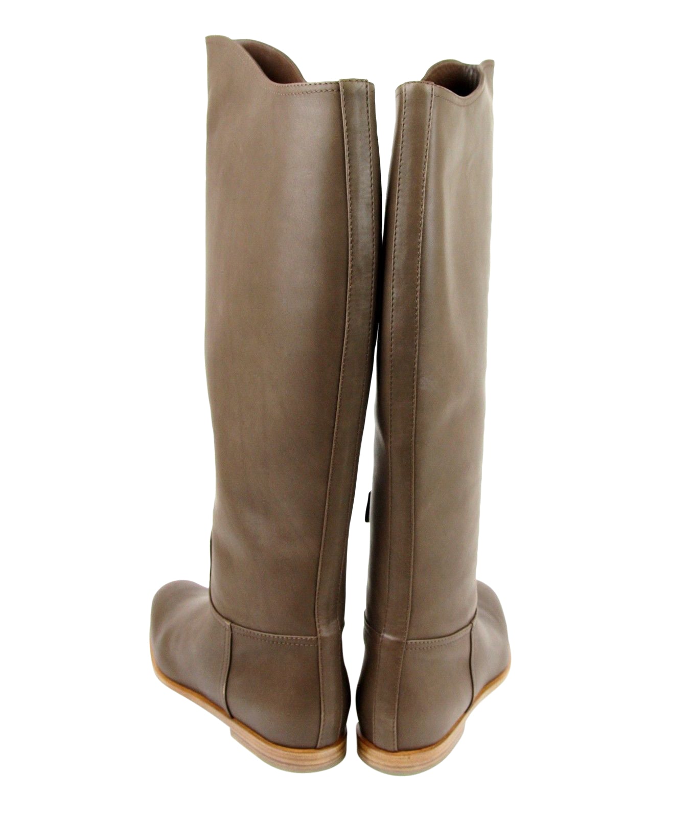 Bottega Veneta Women's Brown Leather Tall Boots (40 EU / 10 US)