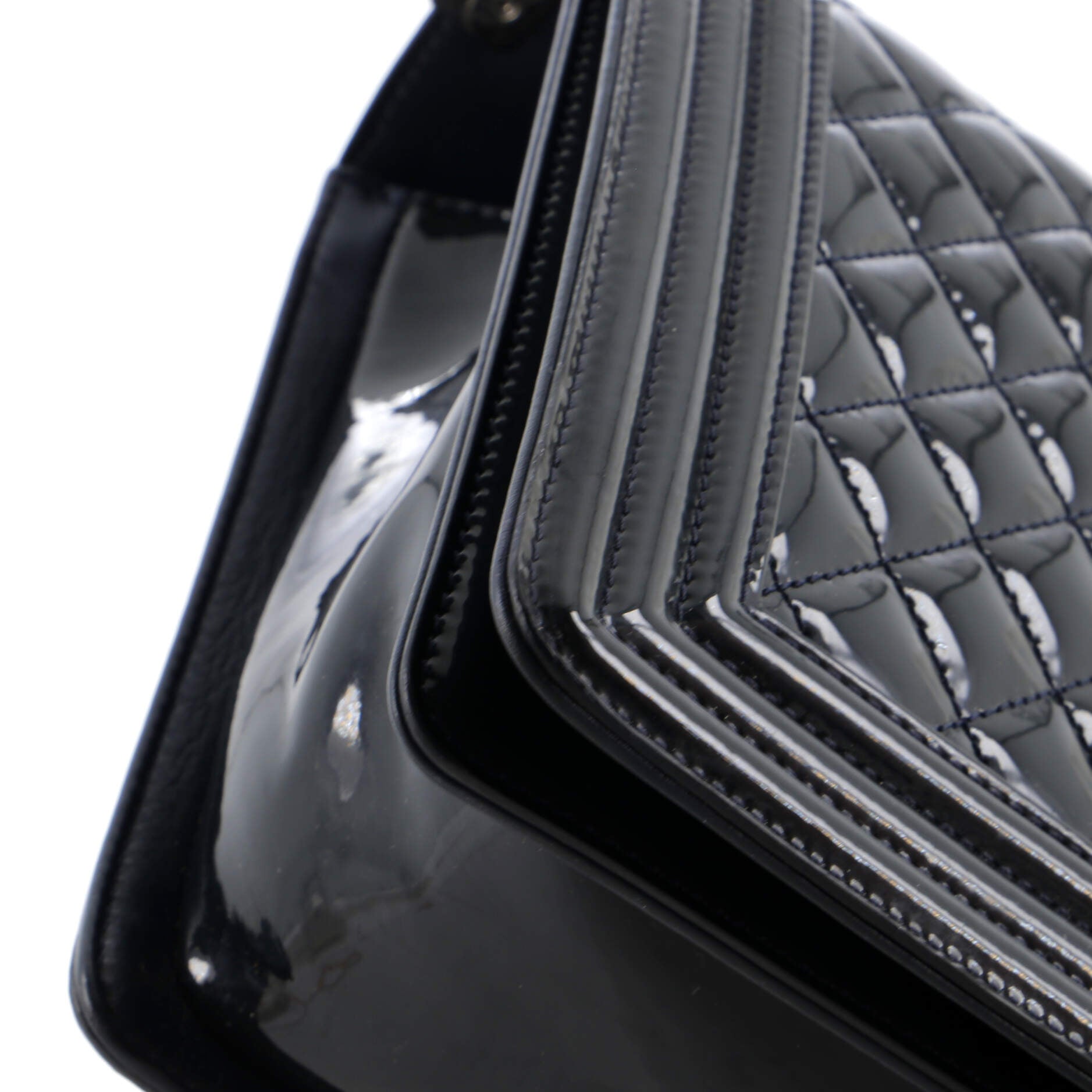 Chanel Boy Flap Bag Quilted Plexiglass  New Medium