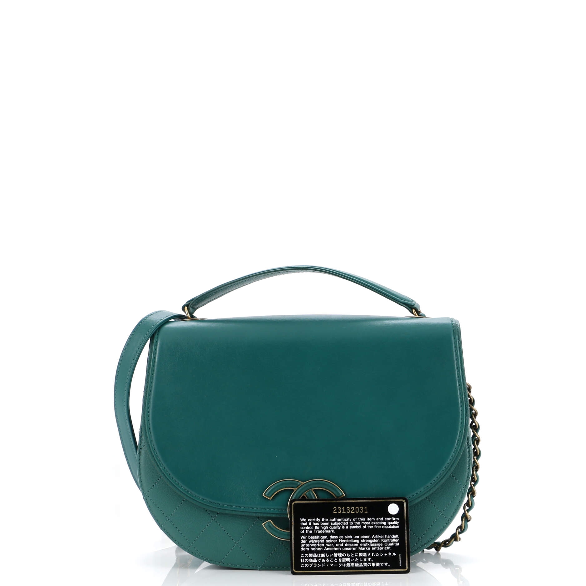 Chanel Coco Curve Flap Messenger Calfskin and Quilted Goatskin Medium