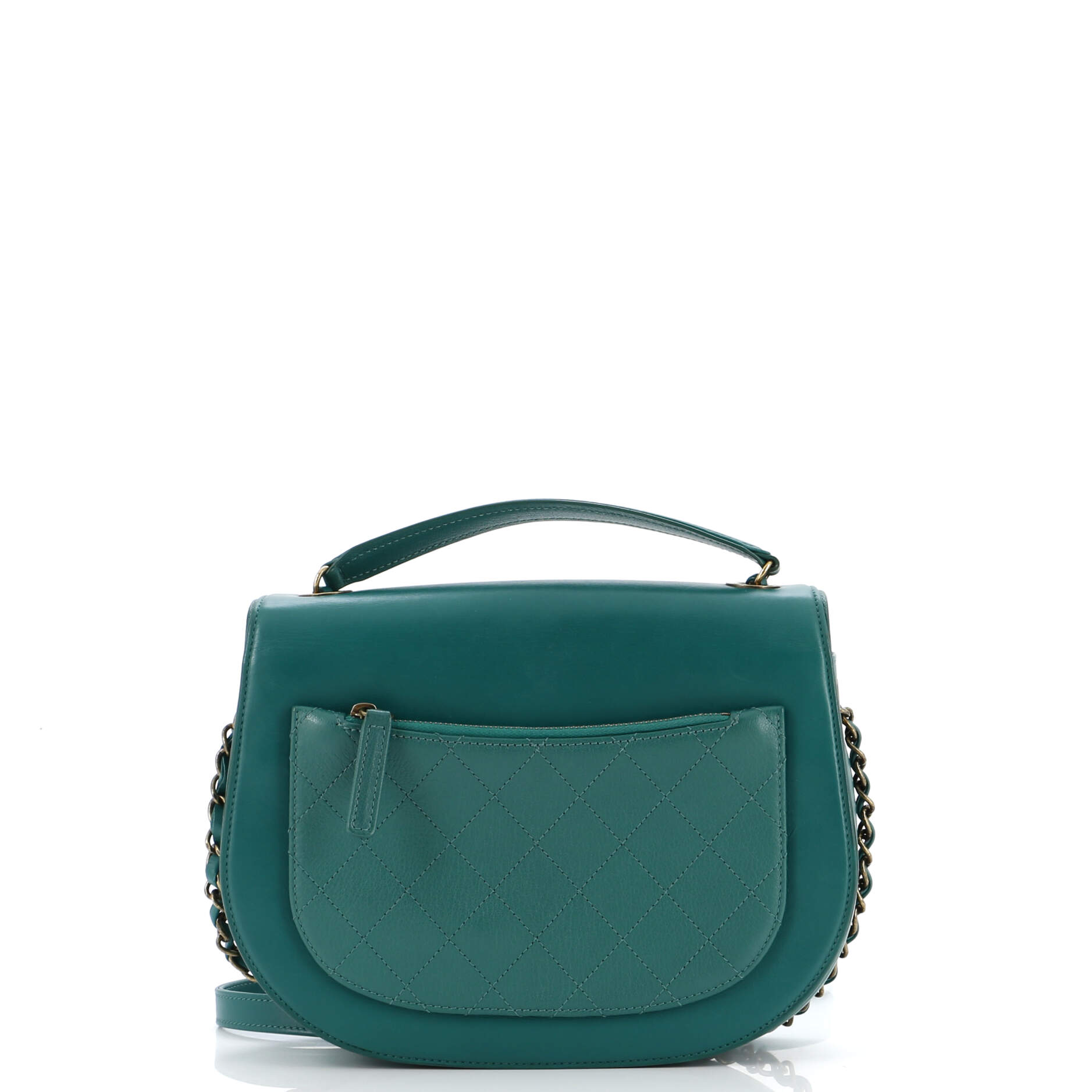 Chanel Coco Curve Flap Messenger Calfskin and Quilted Goatskin Medium