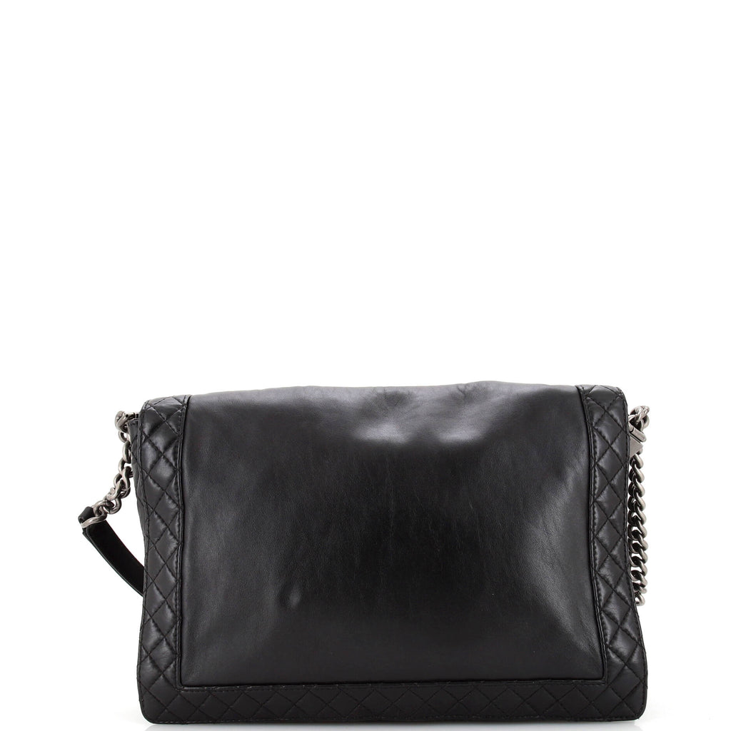 Chanel Boy Flap Bag Enchained Lambskin XL