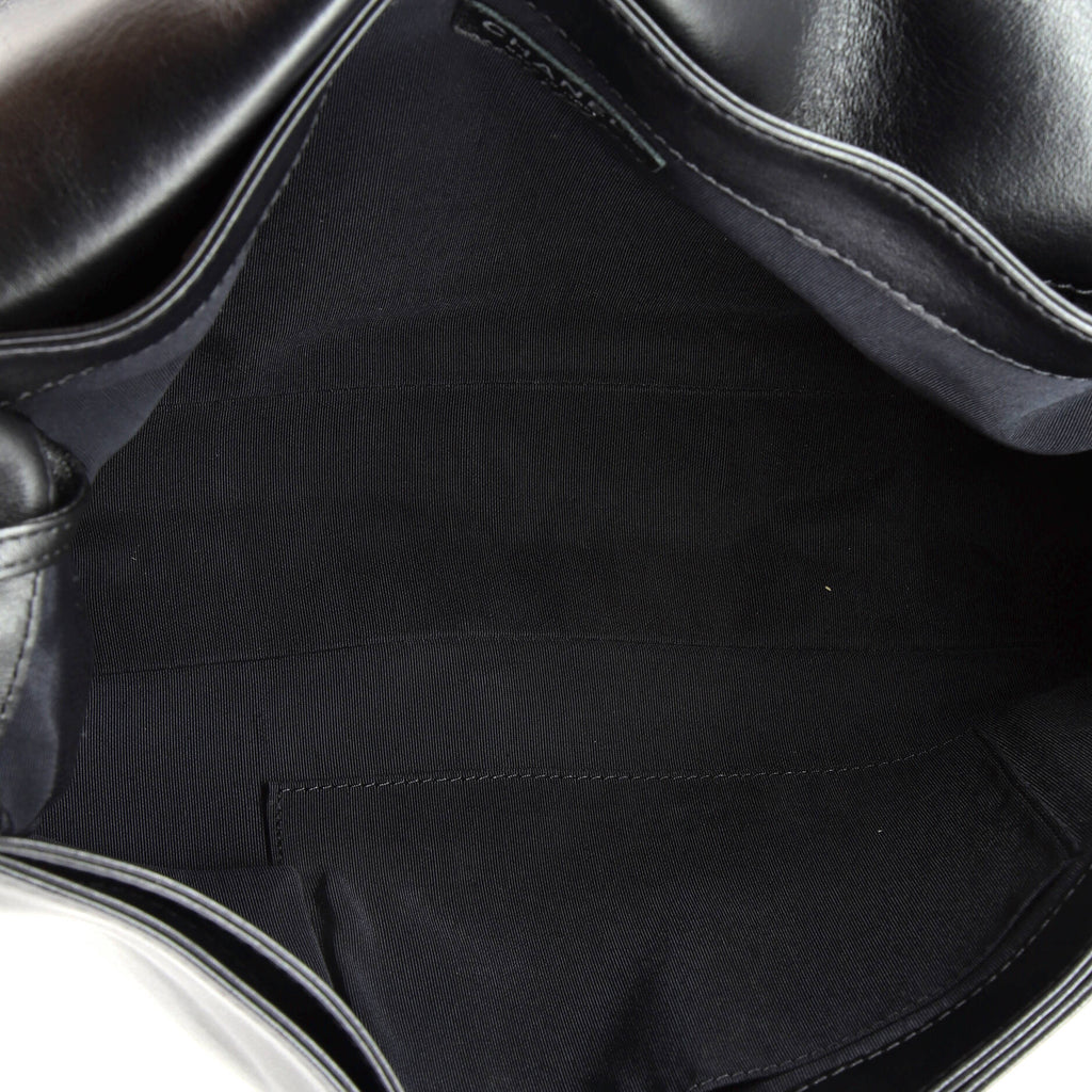 Chanel Boy Flap Bag Enchained Lambskin XL
