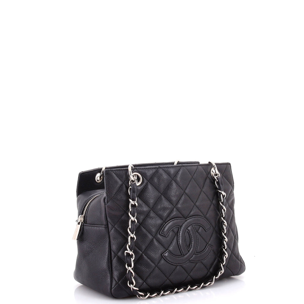 Chanel Petite Timeless Tote Quilted Caviar