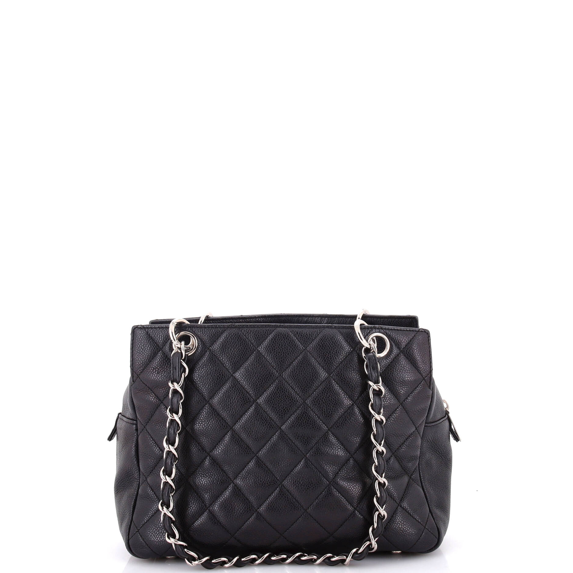 Chanel Petite Timeless Tote Quilted Caviar