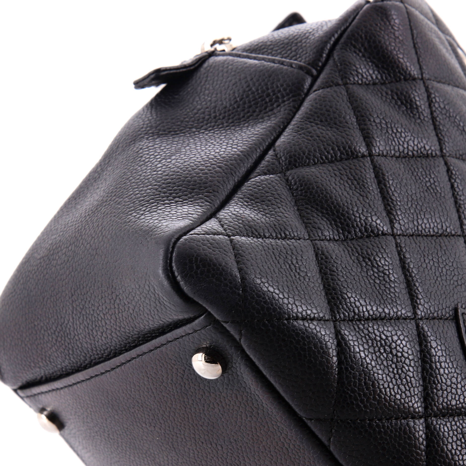 Chanel Petite Timeless Tote Quilted Caviar