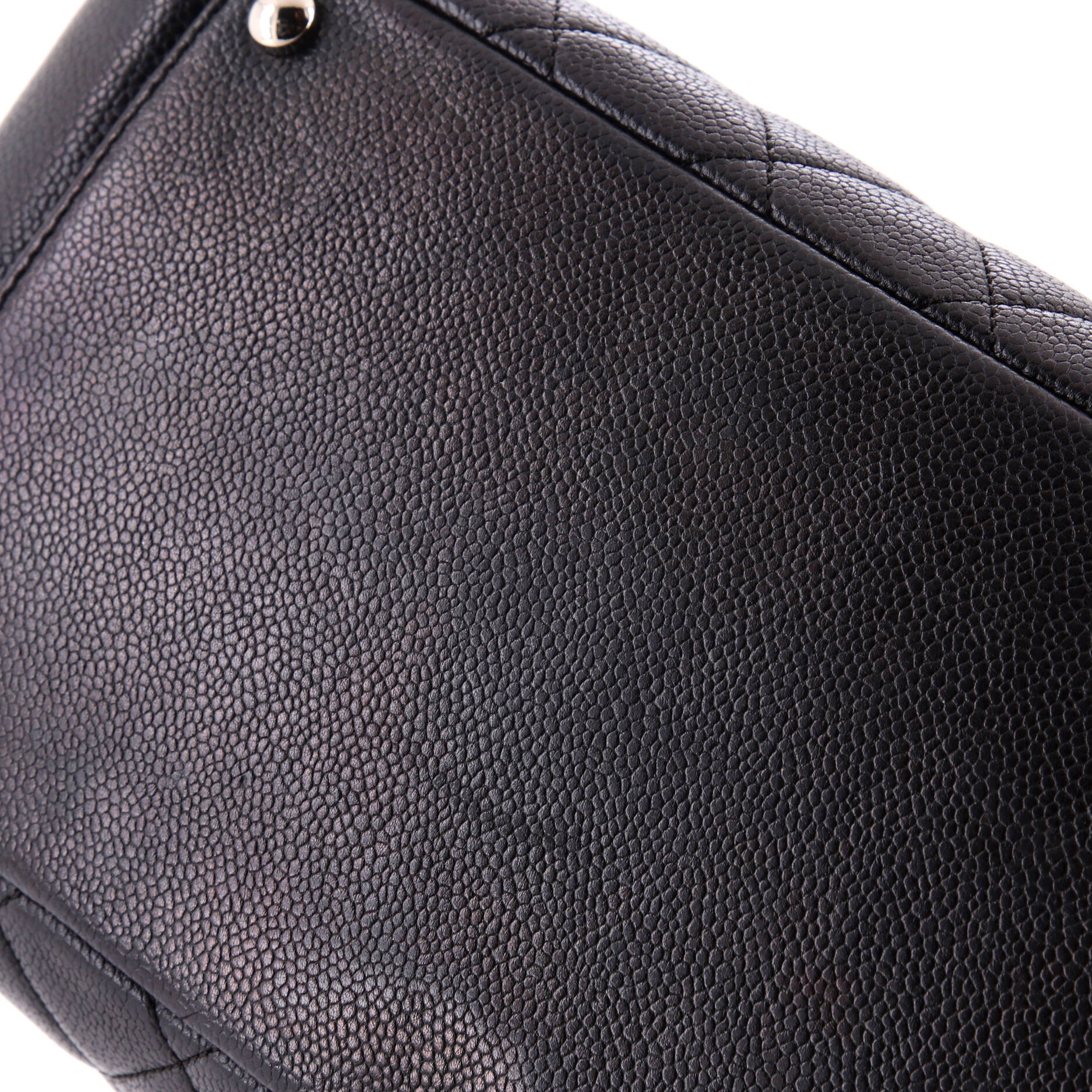 Chanel Petite Timeless Tote Quilted Caviar