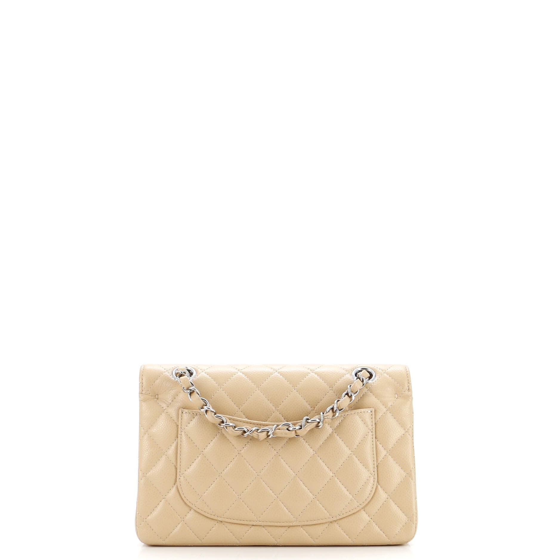 Chanel Classic Double Flap Bag Quilted Caviar Small