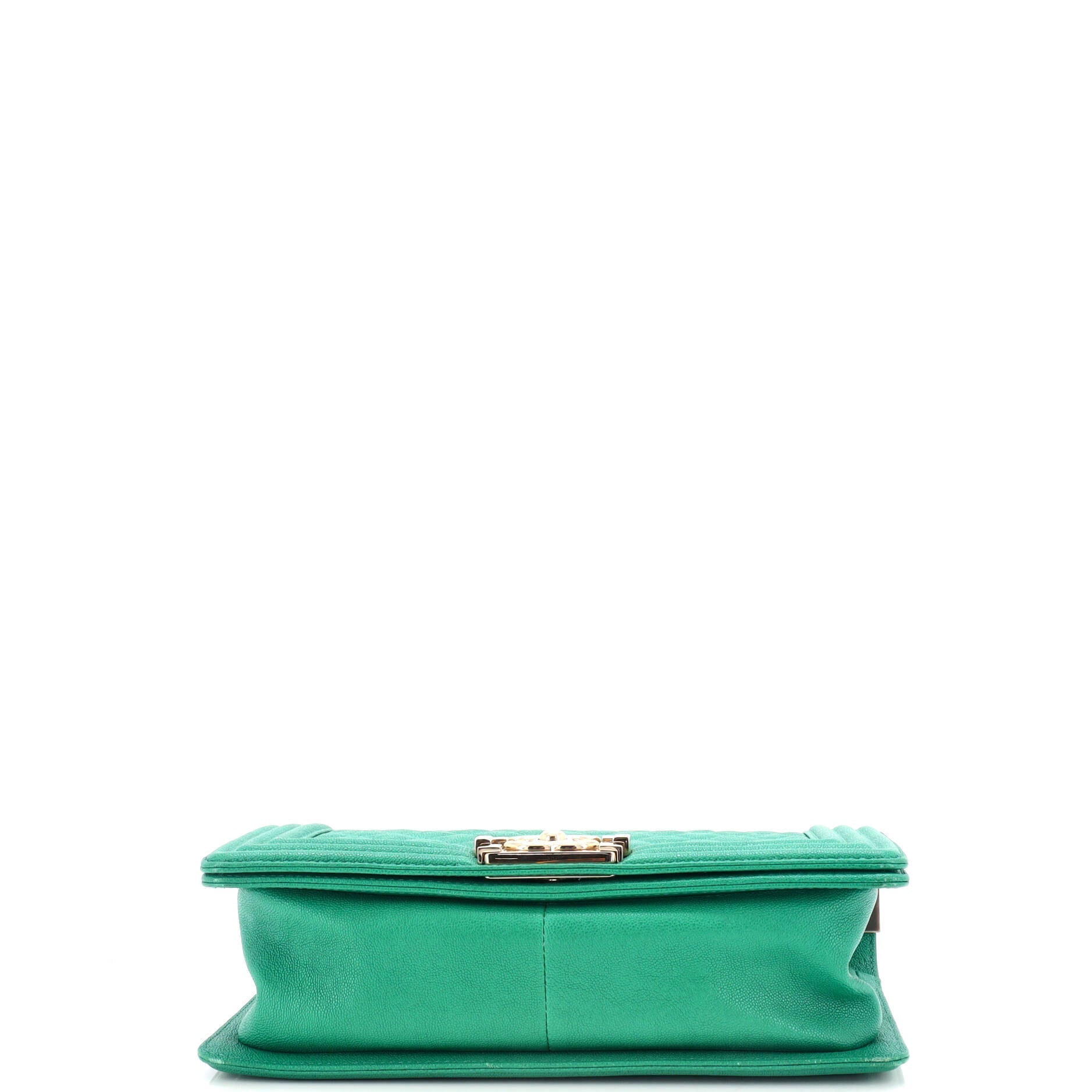 Chanel Boy Flap Bag Quilted Caviar Old Medium
