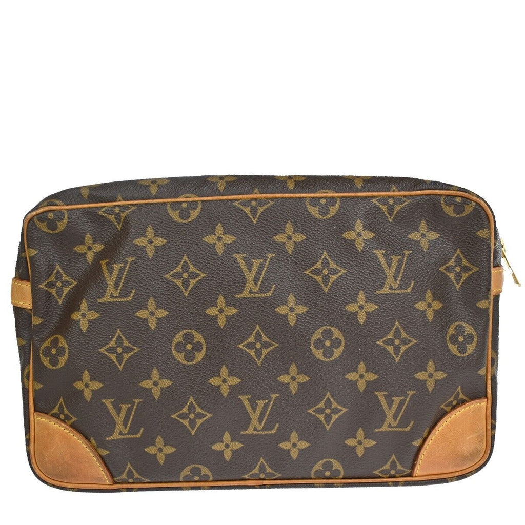 Louis Vuitton Compiegne 28  Canvas Clutch Bag