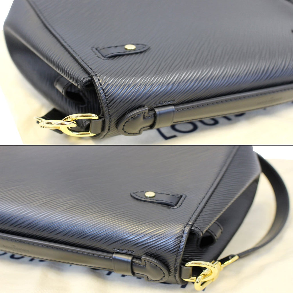 LOUIS VUITTON Boccador Epi Leather Black Shoulder Crossbody Bag