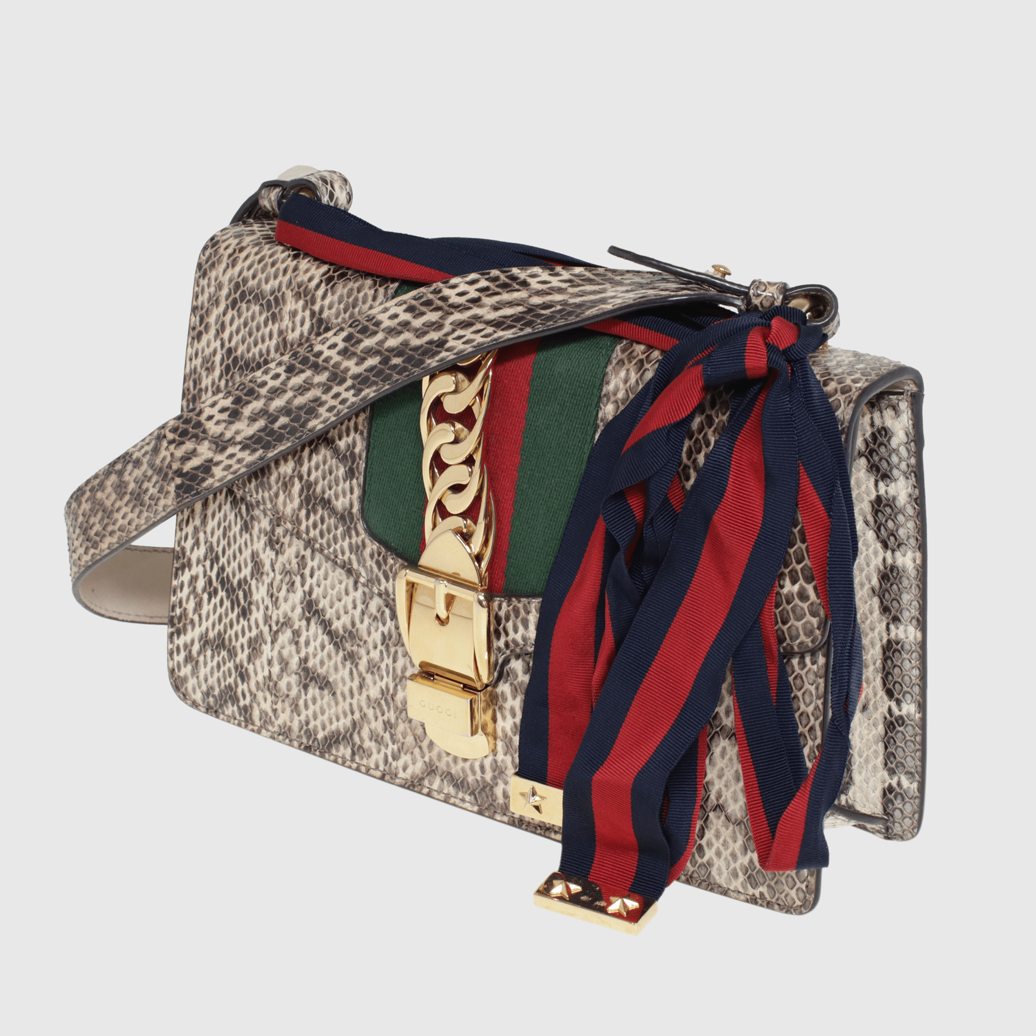 Multicolor Snakeskin Small SyLouis Vuittonie Shoulder Bag