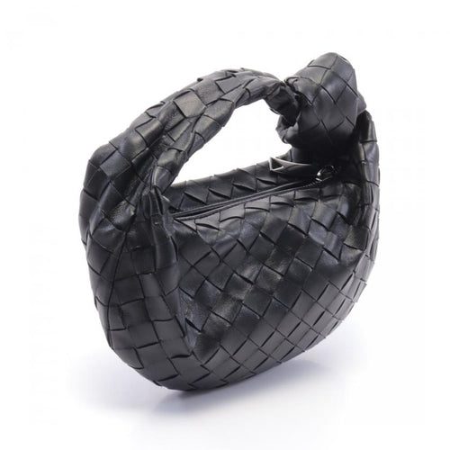 Bottega Veneta Mini JoDiore Handbag, Leather, Black