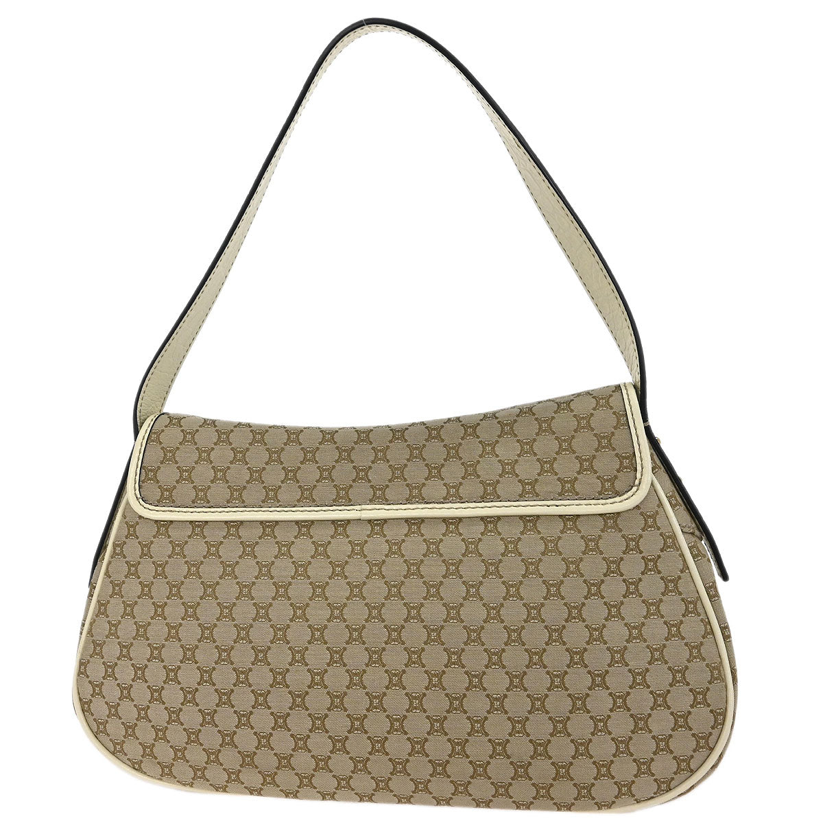 Celine * Beige Macadam Shoulder Bag