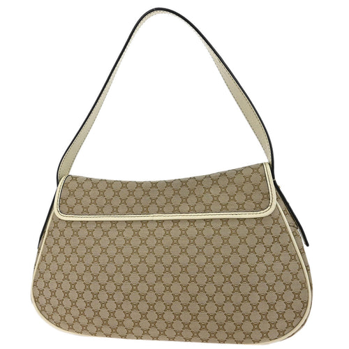 Celine * Beige Macadam Shoulder Bag