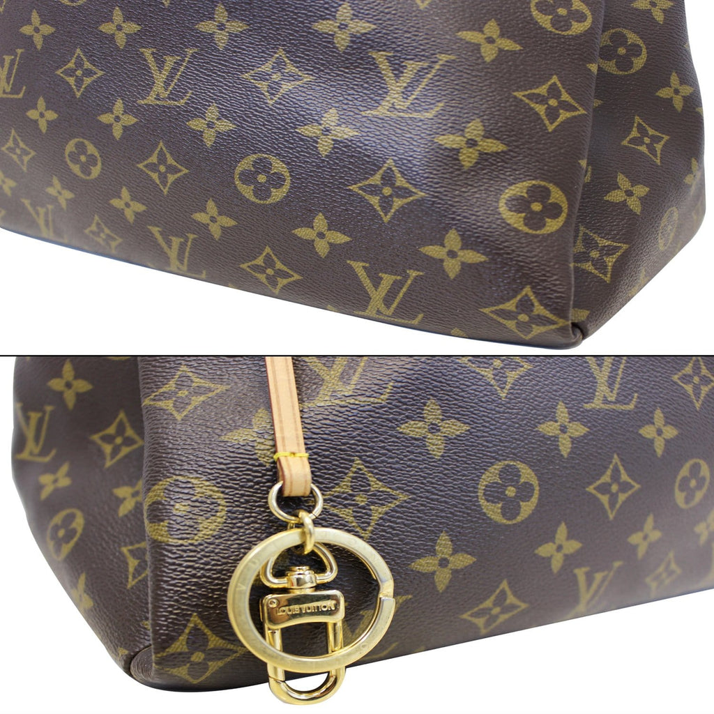 LOUIS VUITTON Artsy MM Monogram Canvas Hobo Shoulder Bag