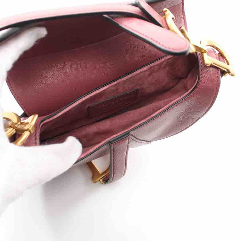 Dioror Saddle Handbag, Calfskin, Small