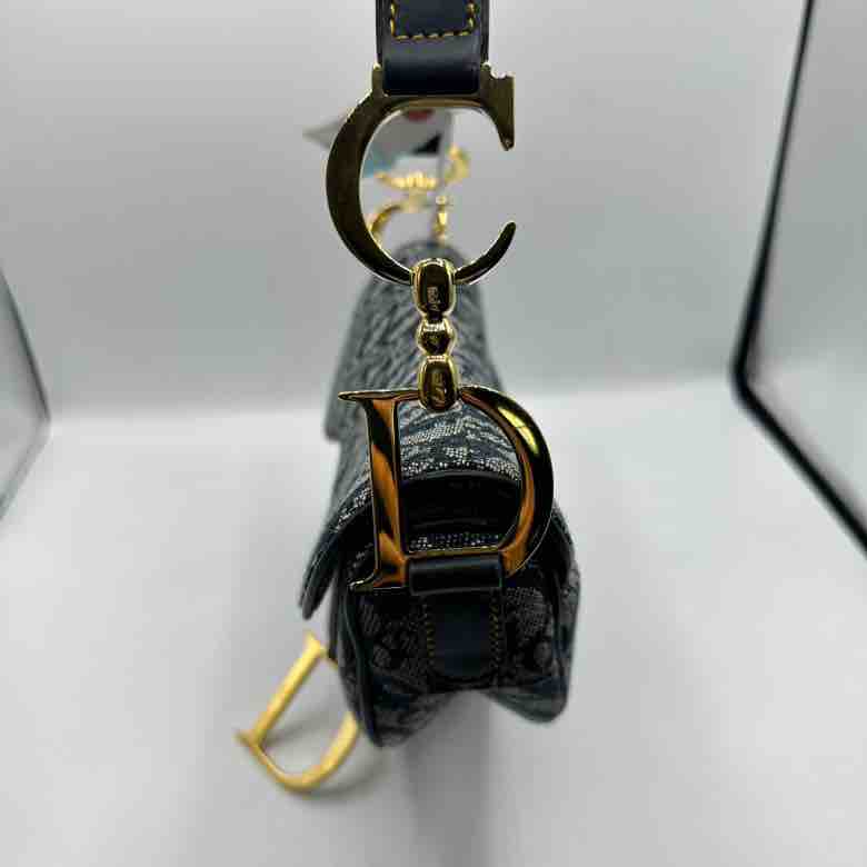 Dioror Monogram Saddle Shoulder Bag