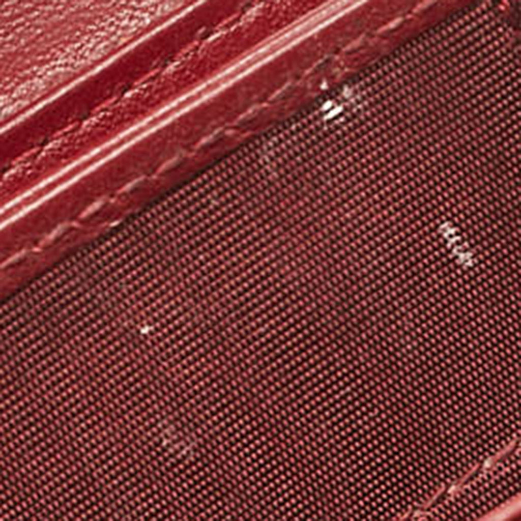 Dior Red Cannage  Leather Jasmine Card Holder
