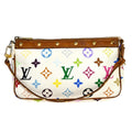 Louis Vuitton Pochette Accessoires  Canvas Clutch Bag