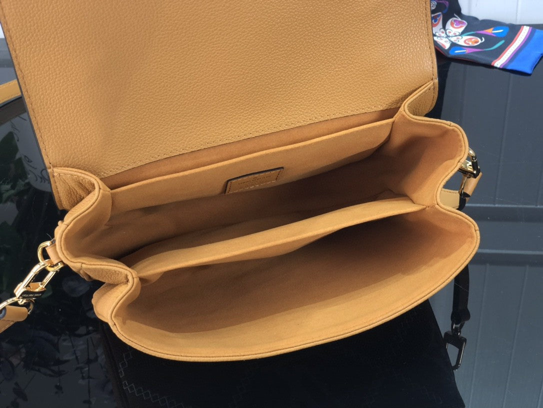 Louis Vuitton Pochette Metis Monogram Empreinte Arizona Brown For Spring,  Shoulder And Crossbody Bags 9.8in/25cm Louis Vuitton M46018