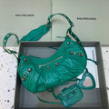 Le Cagole XS Shoulder Bag In Dark Green, For Women,  Bags 13in/33cm