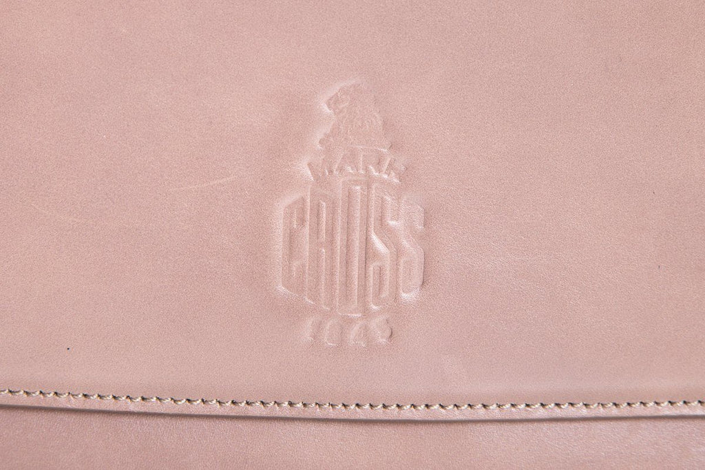 Mark Cross Taupe Clutch with Shoulder Chain
