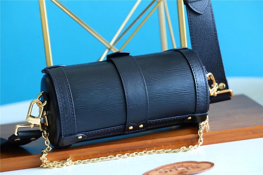 Louis Vuitton Papillon Trunk Epi Black For Women, WomenÃƒÂ¢Ã¢â€šÂ¬Ã¢â€žÂ¢s Bags, Shoulder And Crossbody Bags 7.5in/19cm Louis Vuitton M58655