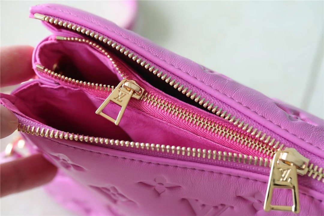 Louis Vuitton Coussin Monogram Orchidee Purple For Women, WomenÃƒÂ¢Ã¢â€šÂ¬Ã¢â€žÂ¢s Bags, Shoulder And Crossbody Bags 8.3in/21cm Louis Vuitton M59396