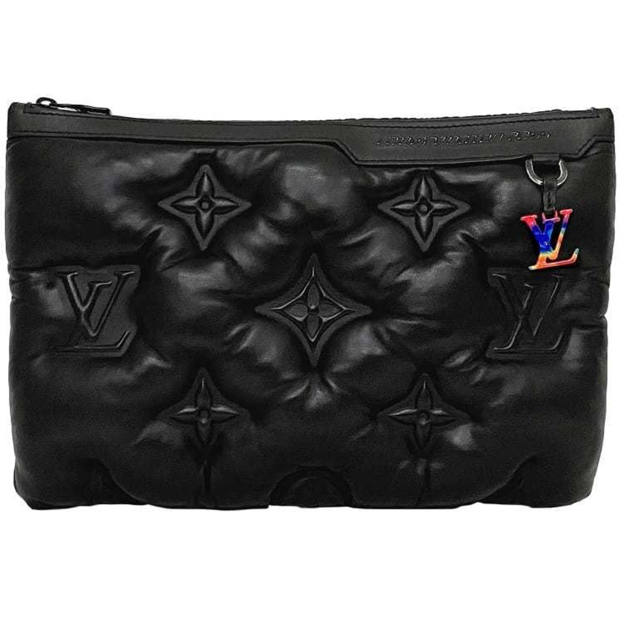 Louis Vuitton Pochette A4  Leather Clutch Bag