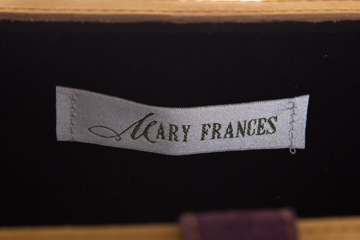Mary FranCelines Multcolor Printed Embellished Shoulder Bag