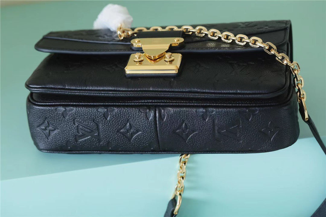 Louis Vuitton MarGLAMIau Monogram Empreinte Black For Women,  Shoulder And Crossbody Bags 9.6in/29.5cm Louis Vuitton M46200
