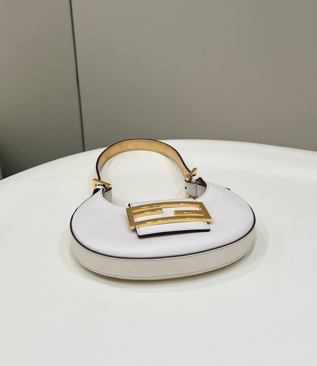Cookie White For Women, Women’s Handbags, Shoulder Bags 7.4in/19cm FF 8BS065AAIWF0K7E