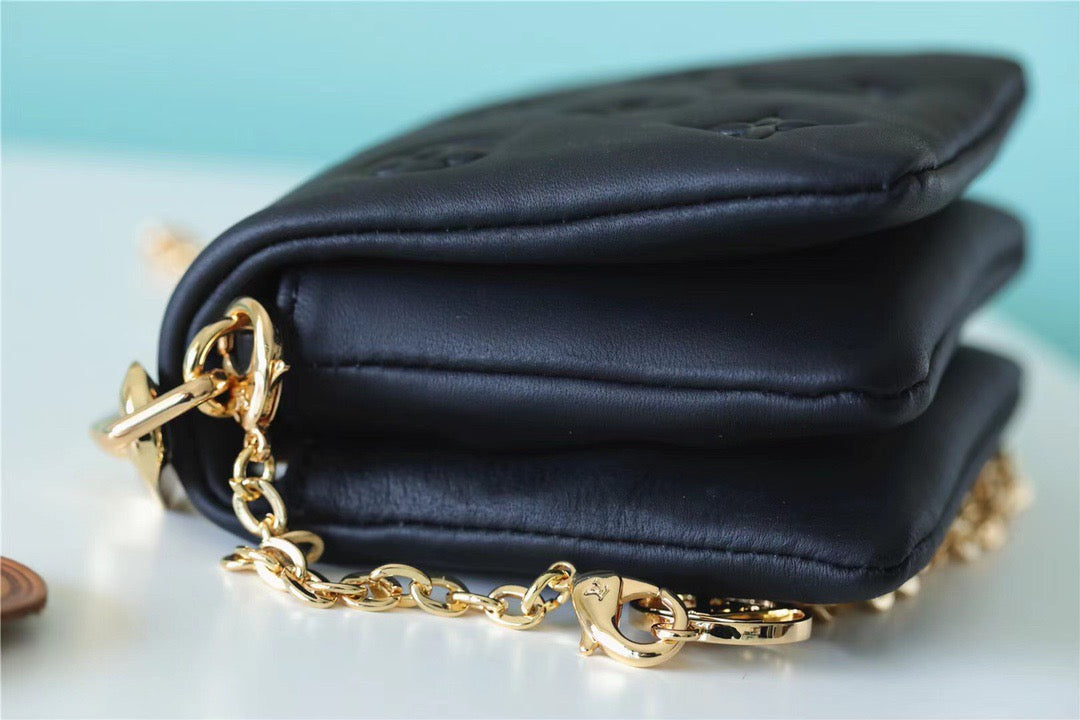Louis Vuitton Beltbag Coussin Monogram Black For Women, Women’s Handbags, Shoulder And Crossbody Bags 5.1in/13cm Louis Vuitton