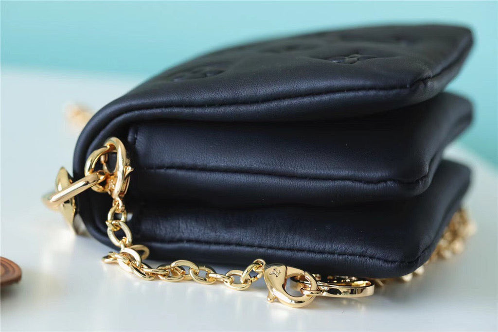 Louis Vuitton Beltbag Coussin Monogram Black For Women, WomenÃƒÂ¢Ã¢â€šÂ¬Ã¢â€žÂ¢s Handbags, Shoulder And Crossbody Bags 5.1in/13cm Louis Vuitton