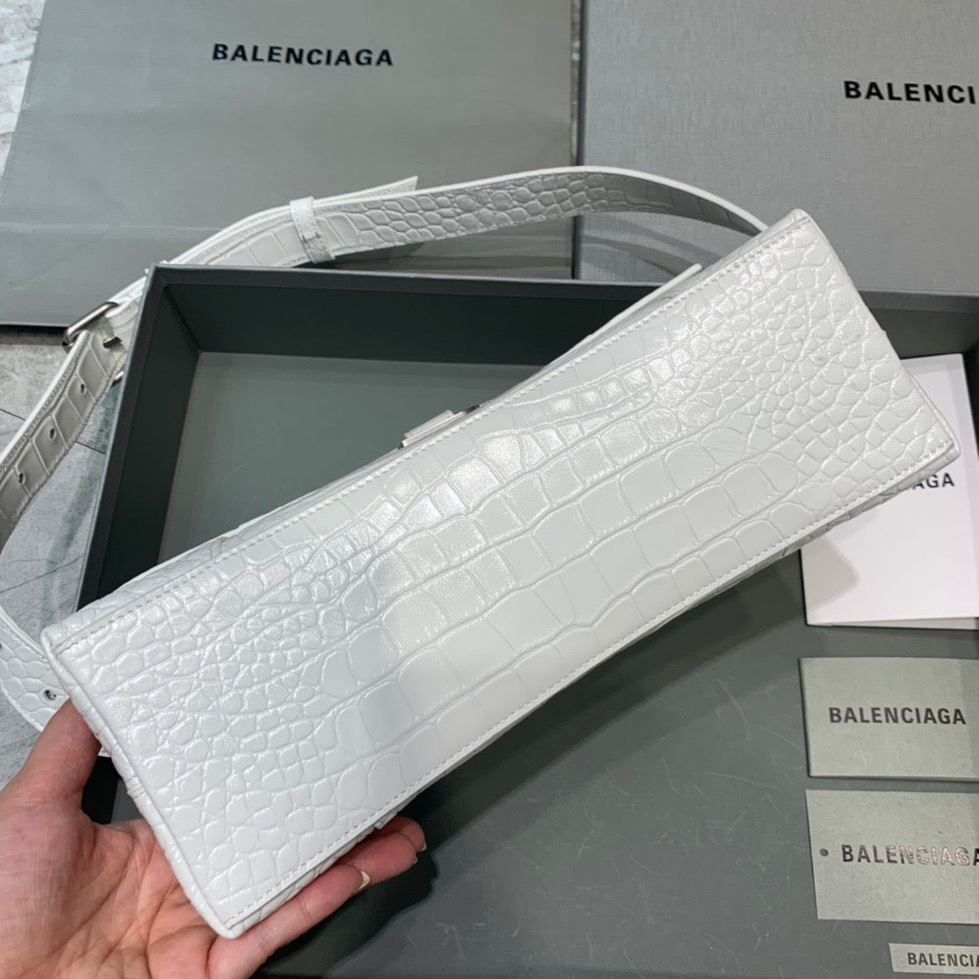 Downtown Small Shoulder Bag In White, For Women,  Bags 11.8in/30cm