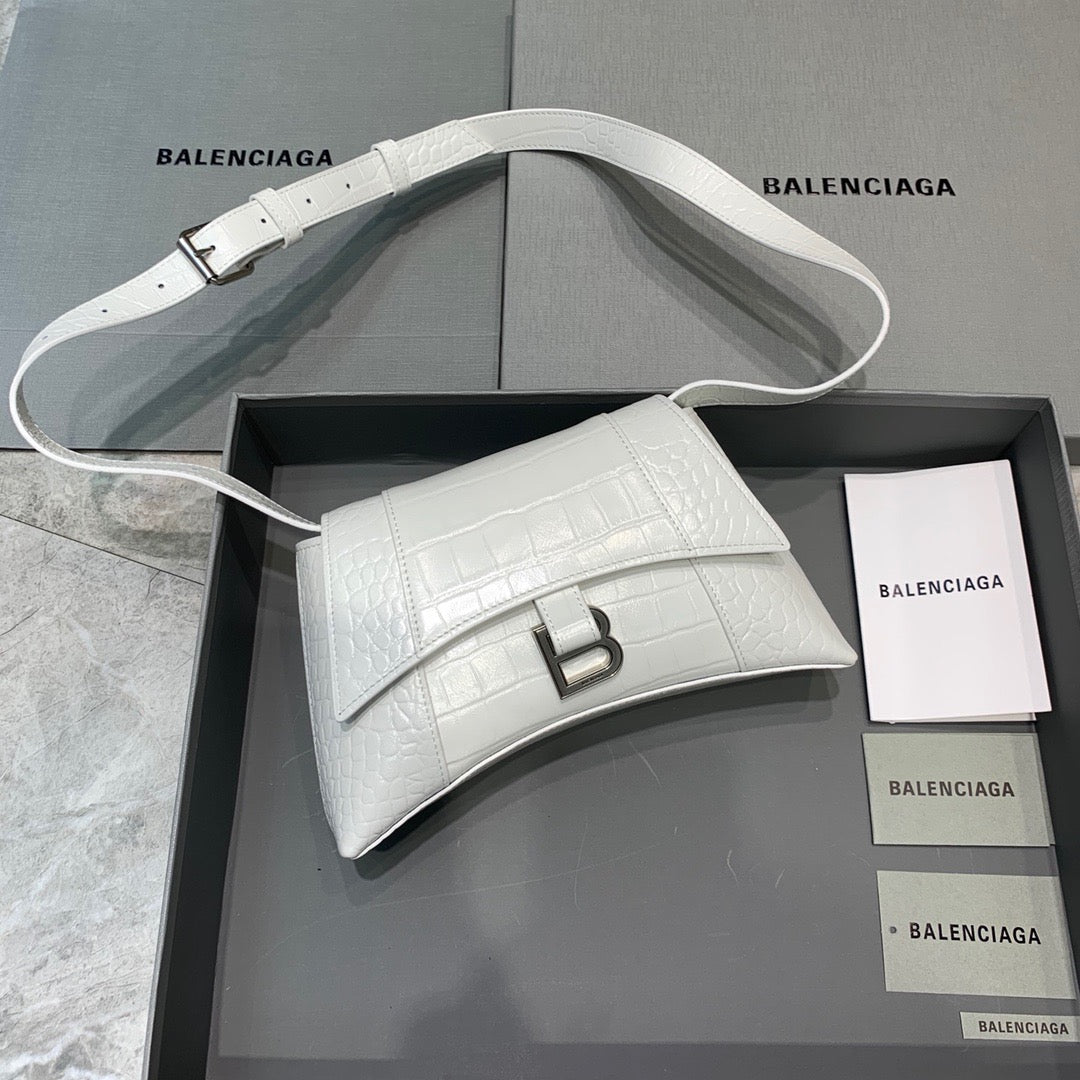Downtown XS Shoulder Bag In White, For Women,  Bags 10in/25cm