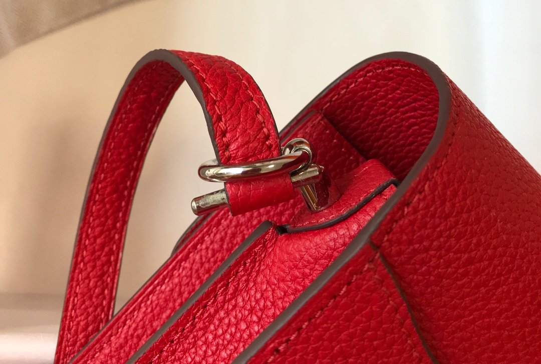 Mini Evercolor Sac Roulis 19 Red For Women, Handbags, Shoulder Bags 7.5in/19cm