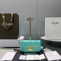Triomphe Shoulder Bag Mint Green For Women 8in/20cm