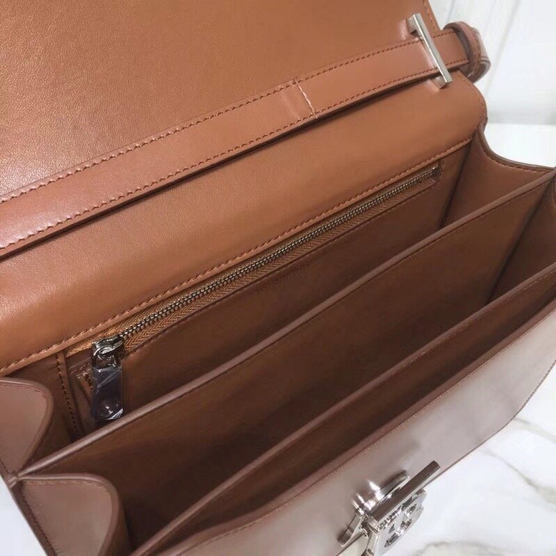 Burberry Small TB Crossbody Bag Monogram Brown For Women, Bags 8.3in/21cm