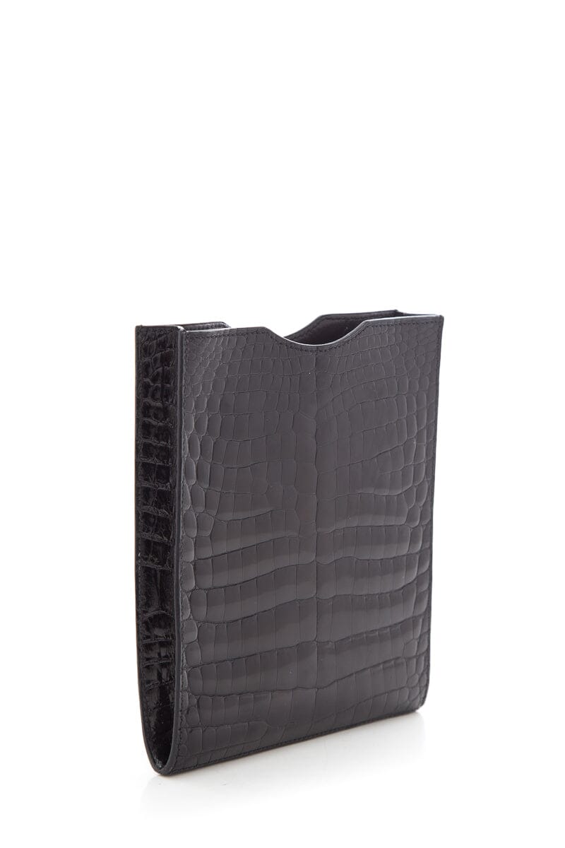 HermÃƒÆ’Ã‚Â¨s Black CrocoDiorle Niloticus Onimaitou Crossbody