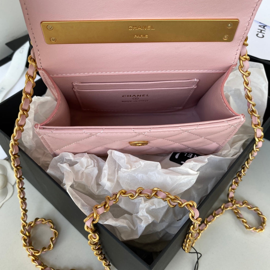 Chanel Clutch With Chain Gold Hardware PiNike For Women Handbags, Shoulder Bags 5.7in/14.5cm